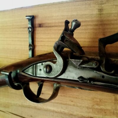 Hand Forged Wall Mount Gun Hooks