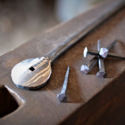 Forged Square Nail Header